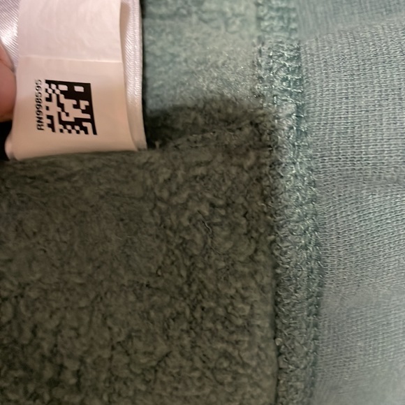 The North Face Green Zip Up Hoodie Sweatshirt - Picture 9 of 9